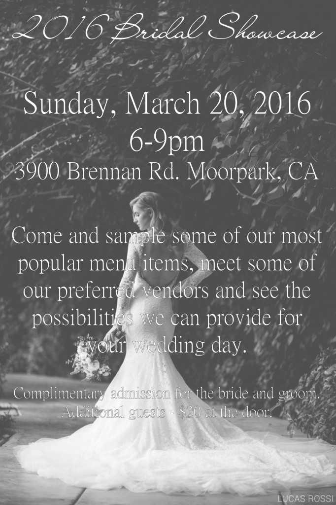 2016 Bridal Showcase Eden Gardens